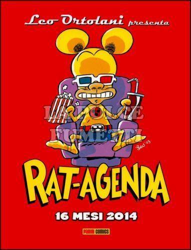 RAT-MAN AGENDA 16 MESI 2014 - BROSSURATA + L'ARTISTA